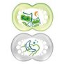 MAM Night Soothers 4-24 Months 2 Pack