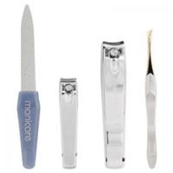 Manicare Grooming Set – Manicure & Pedicure 4 Pce.