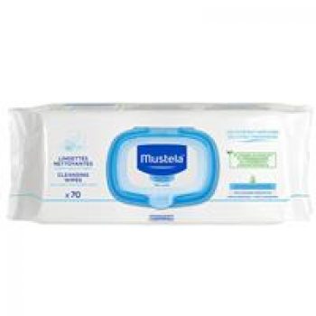 Mustela Cleansing Wipes Fragranced 70 Pack