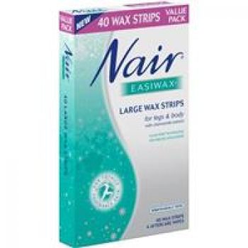 Nair Easiwax Wax Strips 40 Large