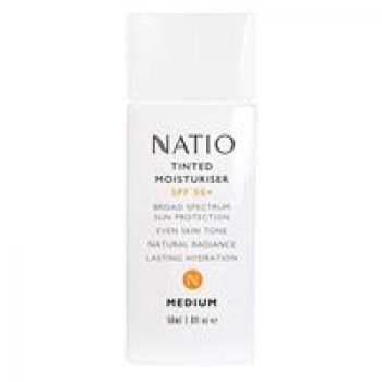 Natio Tinted Moisturiser SPF 50+ Medium Online Only