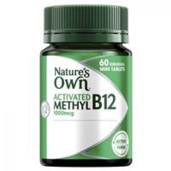 Nature’s Own Activated Methyl B12 60 Mini Tablets