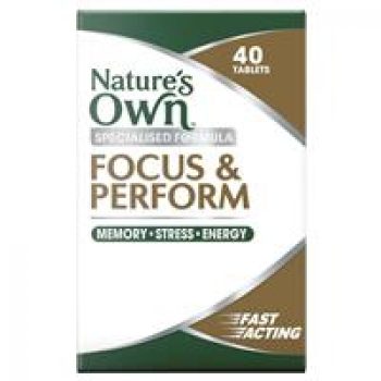 Nature’s Own Focus & Perform 40 Tablets