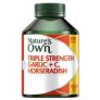 Nature’s Own Triple Strength Garlic + C, Horseradish 200 Tablets Exclusive Size