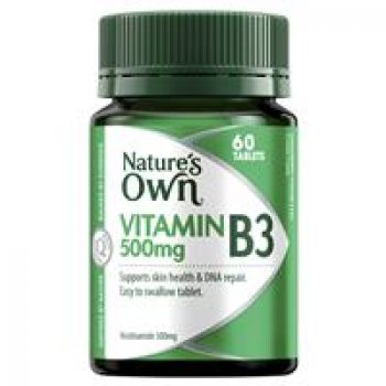 Nature’s Own Vitamin B3 500mg 60 Tablets