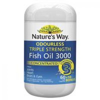 Nature’s Way Advanced Omega Triple Strength Fish Oil 60 Capsules