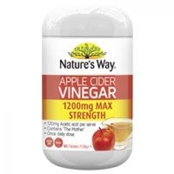 Nature’s Way Apple Cider Vinegar 1200mg 90 Tablets