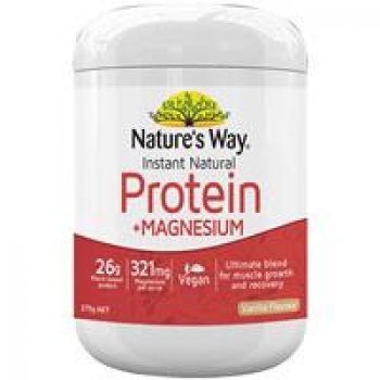 Nature’s Way Instant Natural Protein + Magnesium 375g