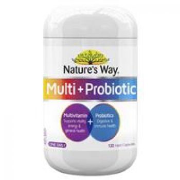 Nature’s Way Multi + Probiotic 120 Capsules