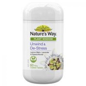 Nature’s Way Plant Wisdom Unwind & De-stress 60 Tablets
