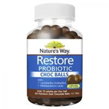 Nature’s Way Restore Probiotic Chocolate Balls 60