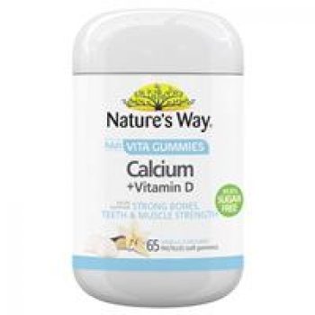 Nature’s Way Vita Gummies Adult Calcium Sugar Free 65 Pastilles