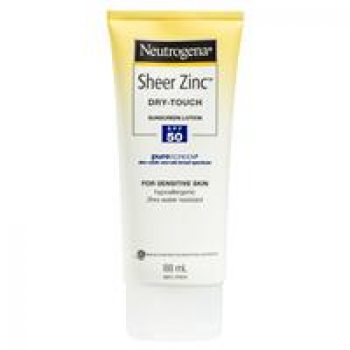 Neutrogena Sheer Zinc Body Dry-Touch Sunscreen Lotion 88mL