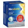 Nicabate Gum 2mg Extra Fresh 250 Pieces Exclusive Size