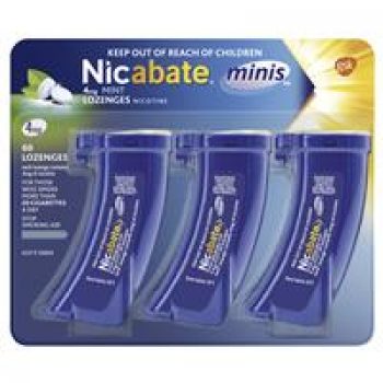 Nicabate Minis Quit Smoking Lozenge 4mg 60 pieces
