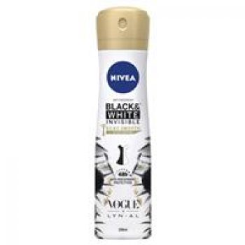 Nivea for Women Deodorant Aerosol Black & White Silky Smooth 250ml