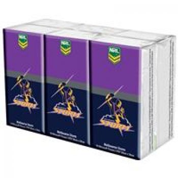 NRL Pocket Tissues Melbourne Storm 6 Pack