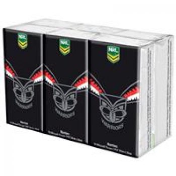 NRL Pocket Tissues New Zealand Warriors 6 Pack