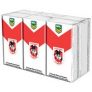 NRL Pocket Tissues St George Illawarra Dragons 6 Pack