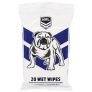 NRL Wet Wipes Canterbury Bulldogs 20 Pack