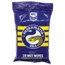 NRL Wet Wipes Paramatta Eels 20 Pack
