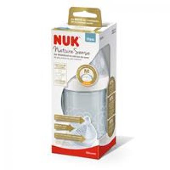 Nuk Nature Sense Glass Bottle 240ml Online Only