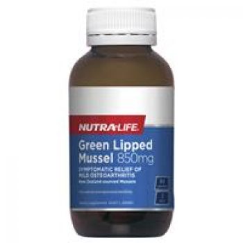 Nutra-Life Green Lipped Mussel 850mg 90 Capsules