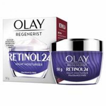 Olay Regenerist Retinol 24 Night Moisturiser Fragrance Free 50g