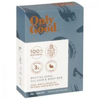 Only Good Revitalising 2n1 Hair & Body Bar 80g