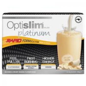 Optislim VLCD Platinum Banana Shake 21x25g Sachets