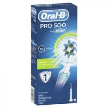 Oral B CROSSACTION PRO 500 Rechargeable Electric Toothbrush