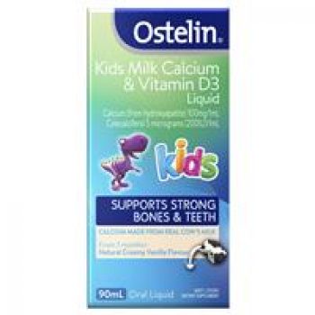 Ostelin Kids Milk Calcium & Vitamin D3 Liquid 90ml