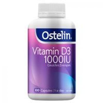 Ostelin Vitamin D3 1000IU 300 Capsules Exclusive Size