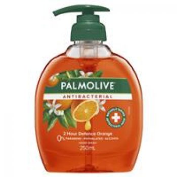 Palmolive Antibacterial 2 Hour Defence Liquid Hand Wash Orange Pump 250mL