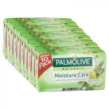 Palmolive Naturals Moisture Care Bar Soap Aloe & Olive Extracts 10 x 90g