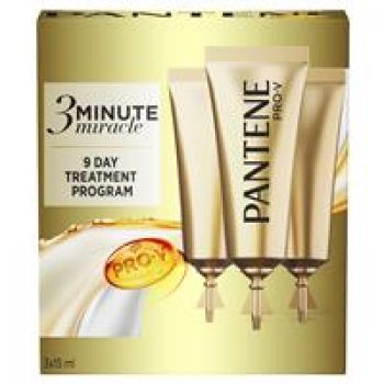 Pantene Pro-V 3 Minute Miracle Intensive Treatment Conditioner 3 x 15ml