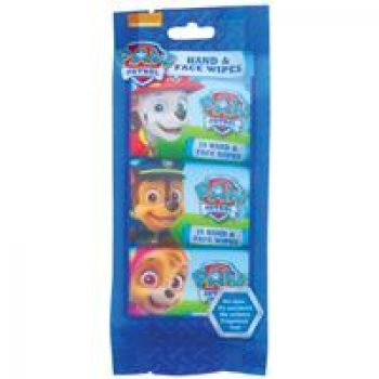 Paw Patrol Hand and Face Wipes 3 x 10 Pack