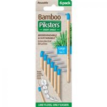 Piksters Bamboo Inter Brush Right Angle 6 Pack Size 5 Online Only