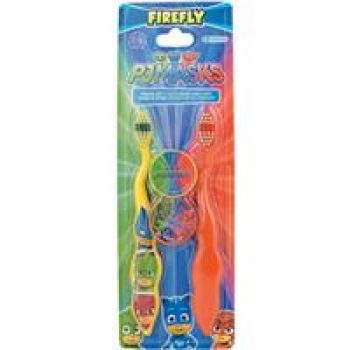 PJ Masks Toothbrushes 2 Pack with Caps