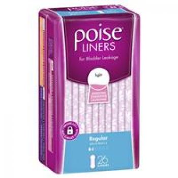 Poise Panty Liner Regular 26