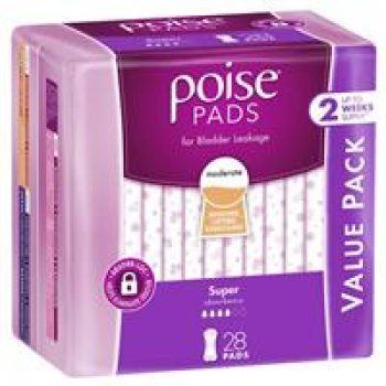 Poise Super Pads Bulk 28