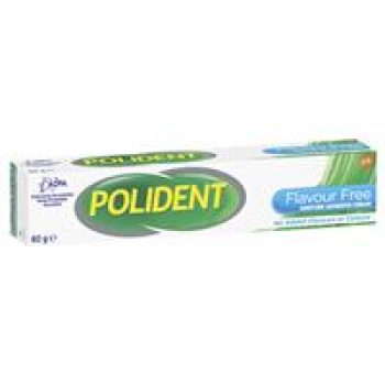Polident Denture Adhesive Cream Flavour Free 60g