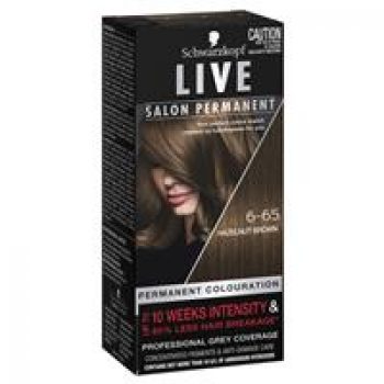 Schwarzkopf Live Salon Permanent 6.65 Hazelnut Brown