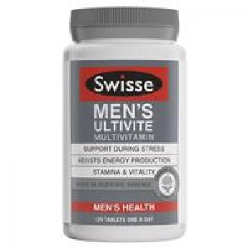 Swisse Men’s Ultivite Multivitamin 120 Tablets