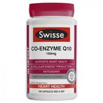 Swisse Ultiboost Co Enzyme Q10 150mg 180 Capsules