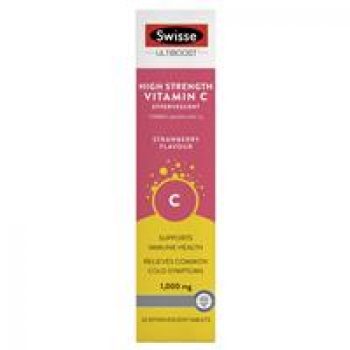 Swisse Ultiboost High Strength Vitamin C 20 Effervescent Tablets