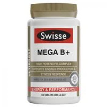 Swisse Ultiboost Mega B + 60 Tablets