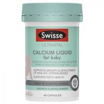 Swisse Ultinatal Calcium Liquid For Baby 60 Capsules