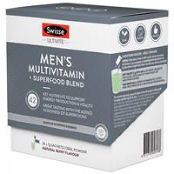 Swisse Ultivite Men’s Multivitamin + Superfood Blend 28 pack