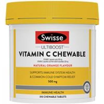 Swisse Vitamin C 500mg 310 Chewable Tablets